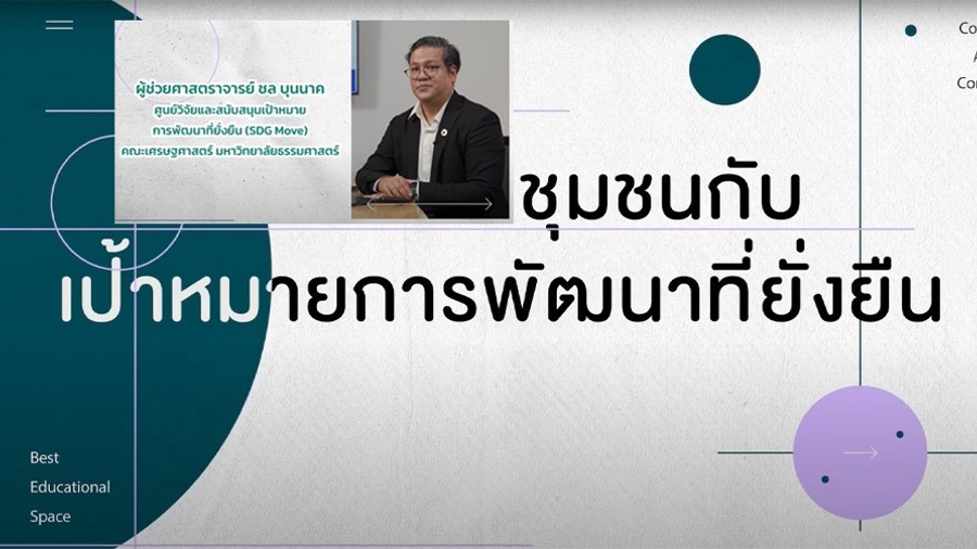 ชุมชนกับเป้าหมายการพัฒนาที่ยั่งยืน